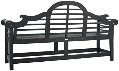 SAFAVIEH Outdoor Khara Wood Bench - Image 5