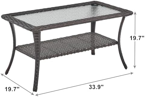 Patio Tables Outdoor Coffee Table - Image 3