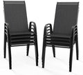 VINGLI Patio Chairs Set of 8 by VINGLI