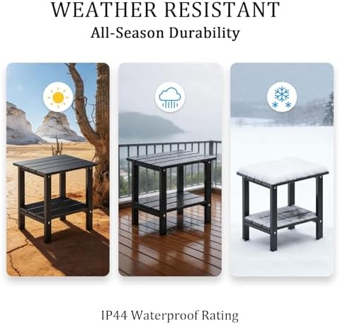 Adirondack Outdoor Side Table, Weather Resistant Easy Maintenance - Image 5