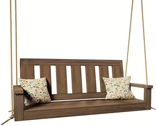 Porchgate Amish Heavy Duty 700 Lb Ardmore Porch Swing W/Ropes by Porchgate