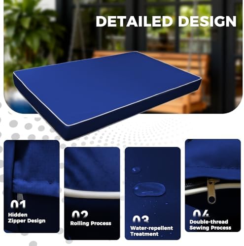 Outdoor Twin Porch Mattress Cover Waterproof, 6inch Outdoor Mattress Cover - Image 3