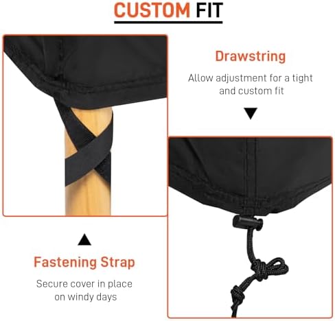Patio Chaise Lounge Cover Waterproof 2 Pack - Image 6