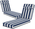 72 x 21 x 4 Inch Olefin Chaise Lounge Cushions, Lounge Chair Cushions by Unknown