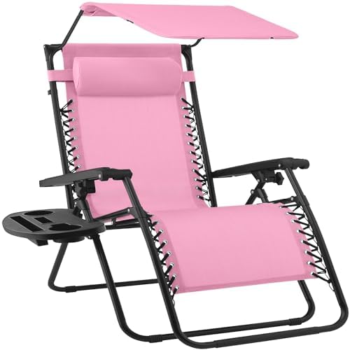Best Choice Products Oversized Zero Gravity Chair Recliner w/ Canopy by BestChoiceProducts