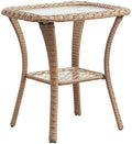 Patio Tables Wicker Side Table by Rilyson