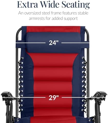 Best Choice Products Oversized Padded Zero Gravity Chair Recliner - Image 5