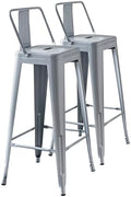 AC Pacific 30” Metal Barstool Set of 2 – Country Rustic Style by ACPacific