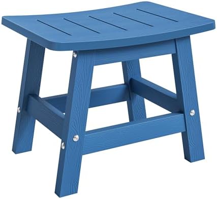 LUE BONA Outdoor Adirondack Ottomans, Footrest Footstool Set of 2, Outdoor Foot - Image 5