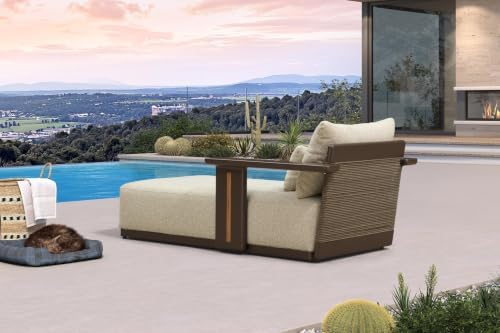 PURPLE LEAF Patio Chaise Lounge Chair 1 Piece - Image 3