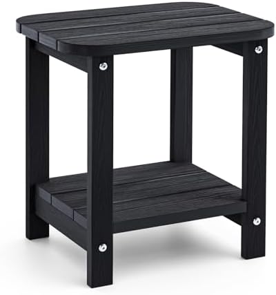 2-Tier Outdoor Side Table, Patio End by UQQUUNIQ