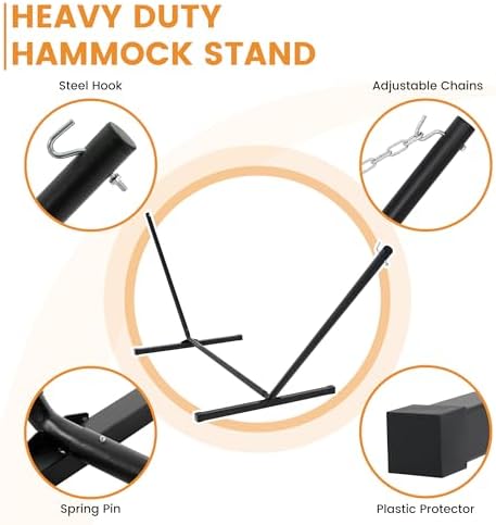 Lazy Daze Rope Hammock with Stand, Balance Straps & Carry Bag - Image 5