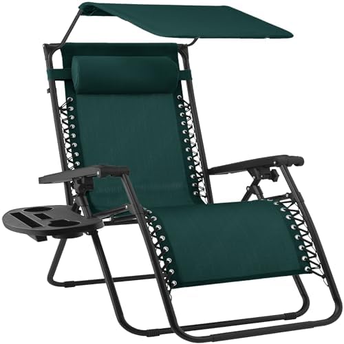 Best Choice Products Oversized Zero Gravity Chair Recliner w/ Canopy by BestChoiceProducts