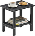 Adirondack Outdoor Side Table, Weather Resistant Easy Maintenance by OTSUN