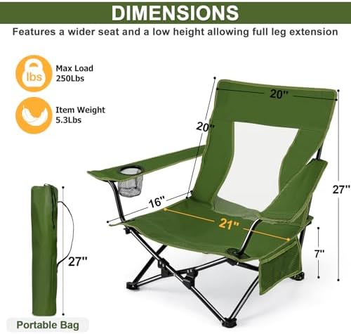 Joyfair Beach Camping Chair, Folding Chair - Image 2