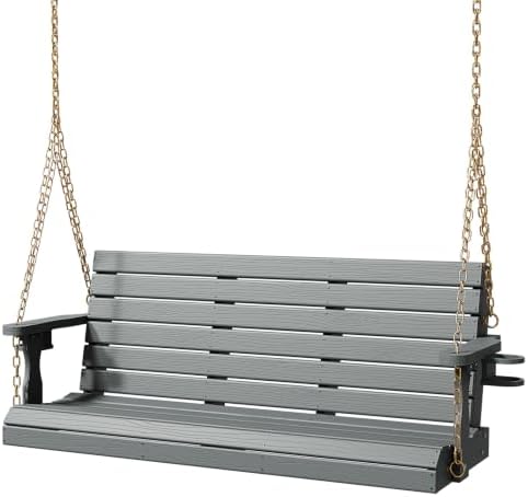 VINGLI 5 FT HDPE Porch Swing Outdoor by VINGLI