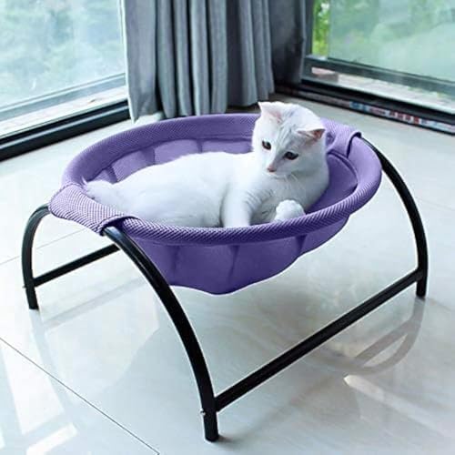 Cat Bed Sleeping Cat Hammock, 16.9in x 16.9in x 9.5in by JUNSPOW
