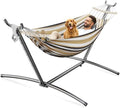 ANAGOO 2 Person Hammock with Stand, 500 lb Indoor Outdoor by ANAGOO