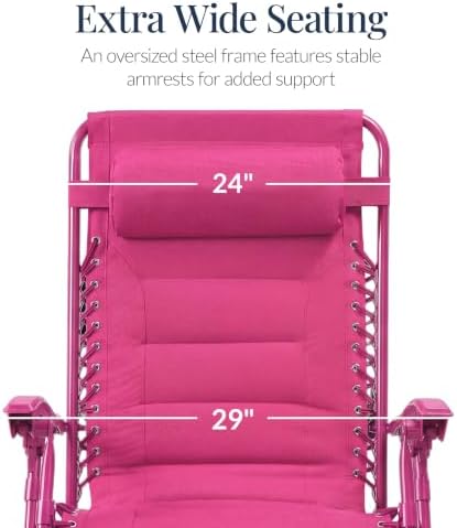 Best Choice Products Oversized Padded Zero Gravity Chair Recliner - Image 3