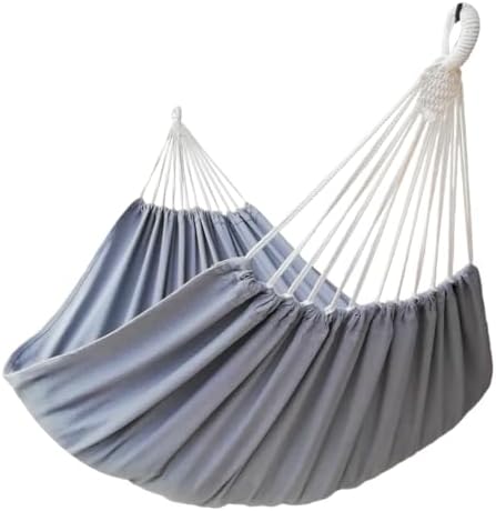 Hammock 2 Person Outdoor bedsize 220 x 150cm（Gray） by GOCAN