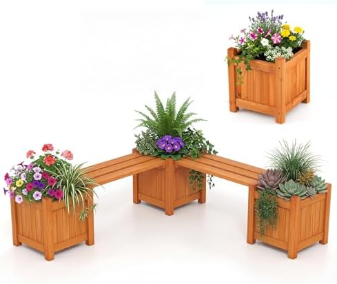 HAPPYGRILL 2 Outdoor Bench by HAPPYGRILL