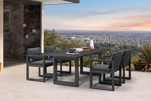 PURPLE LEAF Outdoor Dining Set for 4 - Image 2