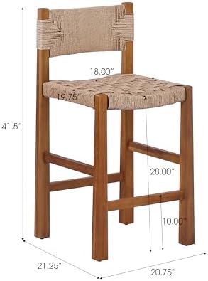 Christopher Knight Home 4-Pack Outdoor Counter Height Bar Stools - Image 2