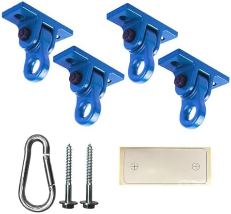 ABUSA Heavy Duty Blue Swing Hangers Screws Bolts Included Over 5000 lb Capacity by ABUSA