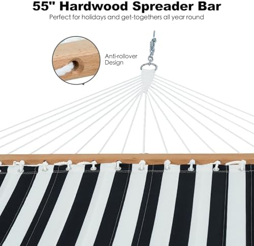 GAFETE 12ft 2 Person Hammock for Outside - Image 5