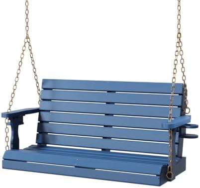 VINGLI 4 FT HDPE Porch Swing Outdoor by VINGLI