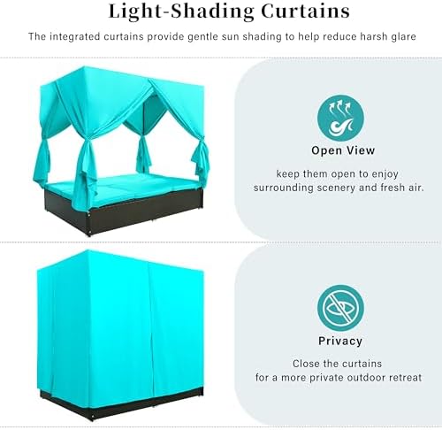 Wicker Metal Outdoor Pool Furniture - Image 7