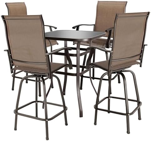 NUU GARDEN 5 Piece Patio Bar Set - Image 2