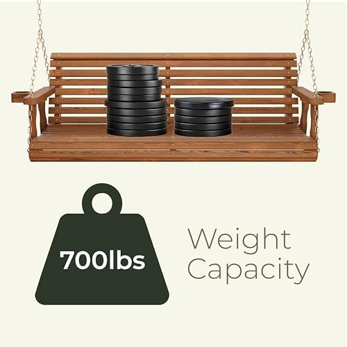 Amish Casual Heavy Duty 700 Lb Capacity Porch Swing - Image 6