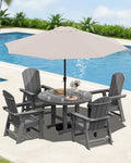 SERWALL 6-Pc Adirondack Patio Dining Sets by SERWALL