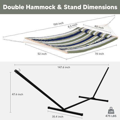 SUNCREAT Hammocks Double Outdoor Hammock - Image 6