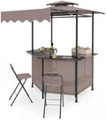 Tangkula 3 Piece Patio Bar Set by TANGKULA