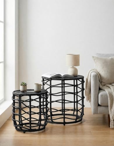 Boho Solar Outdoor Side Table - Image 7
