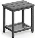ODK Outdoor Double Side Table, Adirondack Patio End Table by ODK