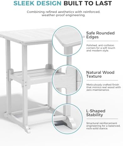 Ciokea 28" Outdoor Bar Table - Image 6