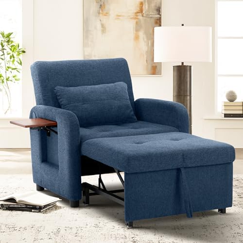 MALOL Convertible Chair-Fabric Sofa Bed, Single Sleeper Sofa by MALOL