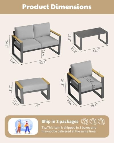 Aluminum Outdoor Patio Furniture - Image 2