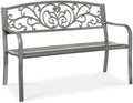Best Choice Products Outdoor Bench Steel Garden Patio Porch Furniture by BestChoiceProducts
