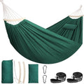 Chihee Cotton Blend Hammock 118 x 59 in 660 lb Detachable Spreader Bars by Chihee