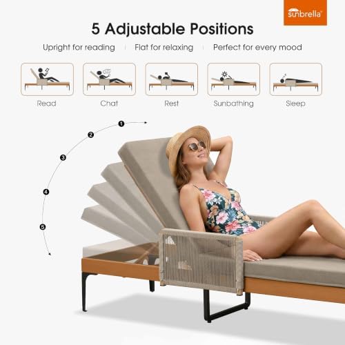 PURPLE LEAF Chaise Lounge 1 Piece - Image 4