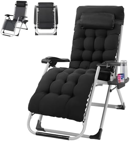 VINGLI Padded Zero Gravity Chair, Lounge Chair by VINGLI