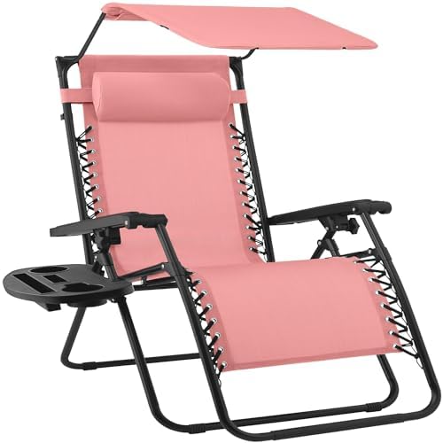 Best Choice Products Oversized Zero Gravity Chair Recliner w/ Canopy by BestChoiceProducts