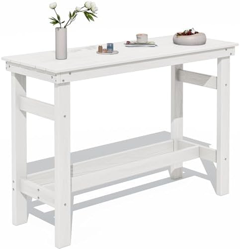 SERWALL 41" HDPE Outdoor Bar Table by SERWALL