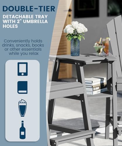 Tall Adirondack Chairs Set of 4 - Image 5