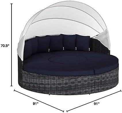 Modway Summon Outdoor Patio Daybed - Image 3