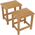 MXIMU Outdoor Side Table Set of 2, Adirondack Table, All Weather by MXIMU